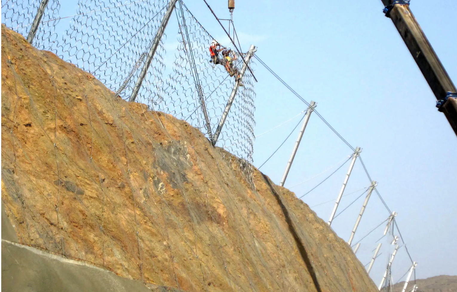 Rockfall Protection System for the Al Ansab Shooting Complex