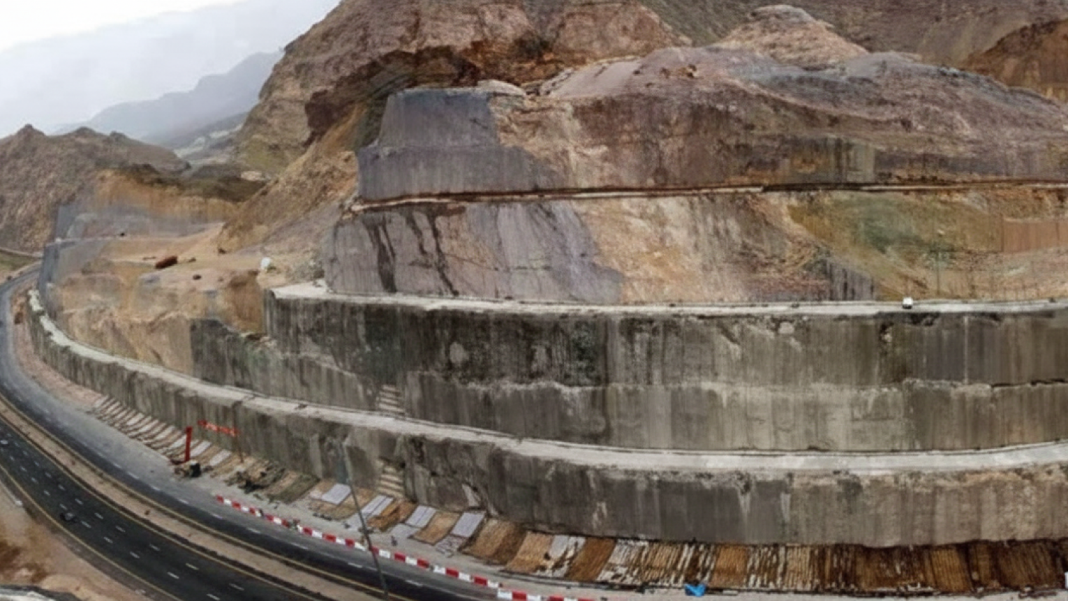 Slope Protection & Consolidation Works for the Wadi Adai – Al Amerat Road (Phase 1)