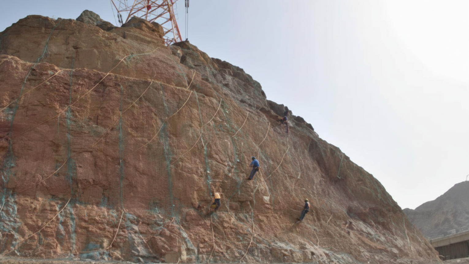 Slope Protection Works for the Wadi Adai Interchange