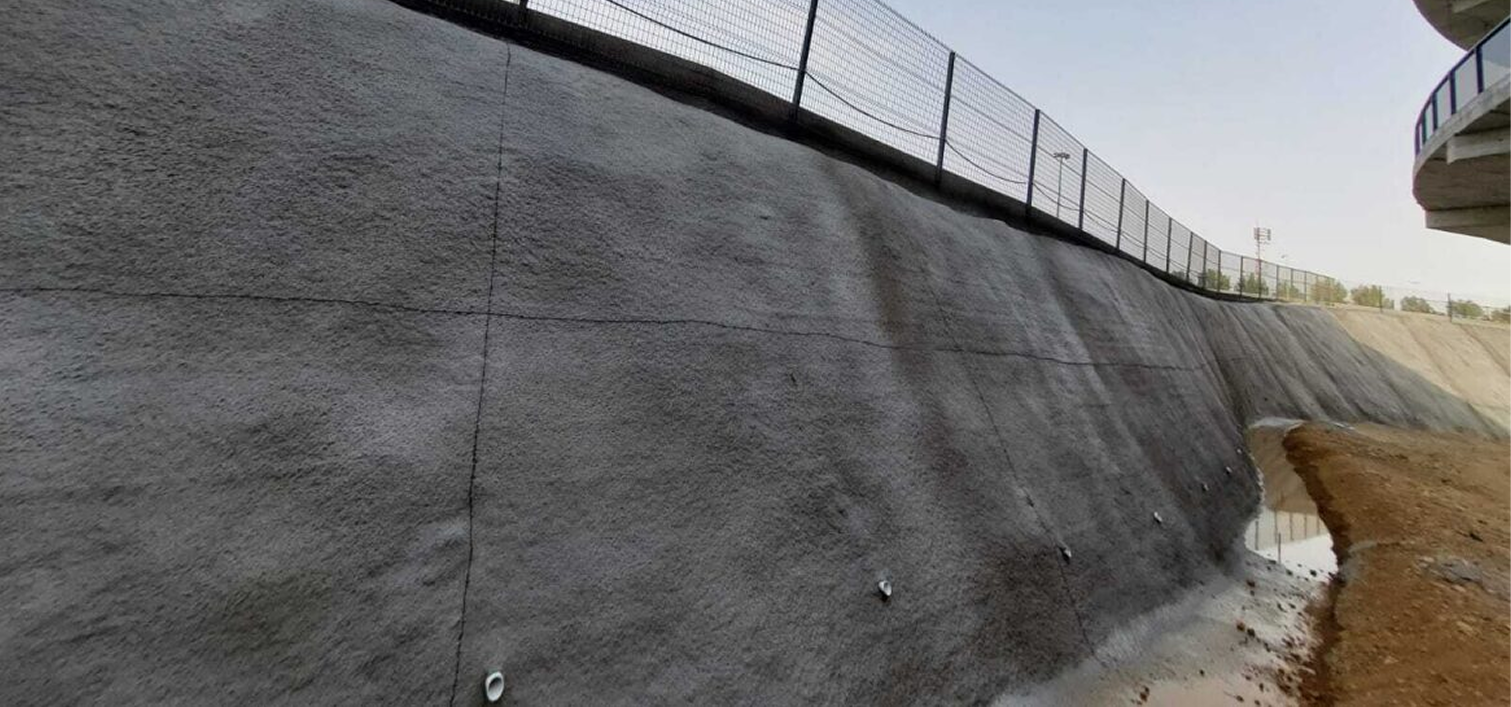 Erosion Control System at Oman Shooting Range - Azaiba