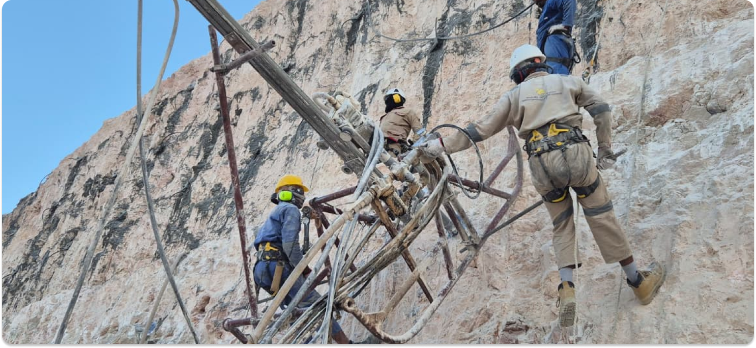 Slope Protection for Al Amerat - Quriyat Road Dualisation & Realignment